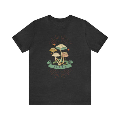 Mushroom Bloom Unisex Jersey Short Sleeve Tee - Say Bloom