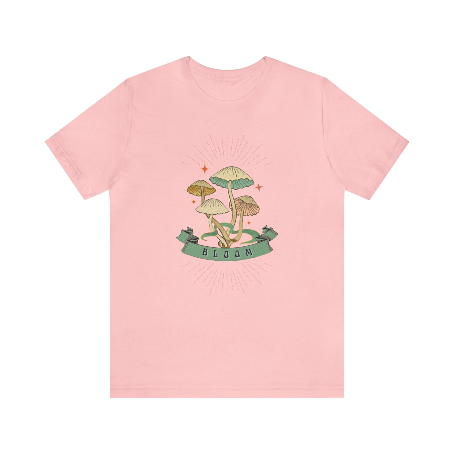 Mushroom Bloom Unisex Jersey Short Sleeve Tee - Say Bloom