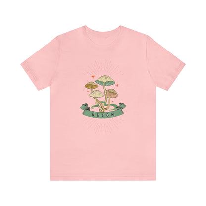 Mushroom Bloom Unisex Jersey Short Sleeve Tee - Say Bloom