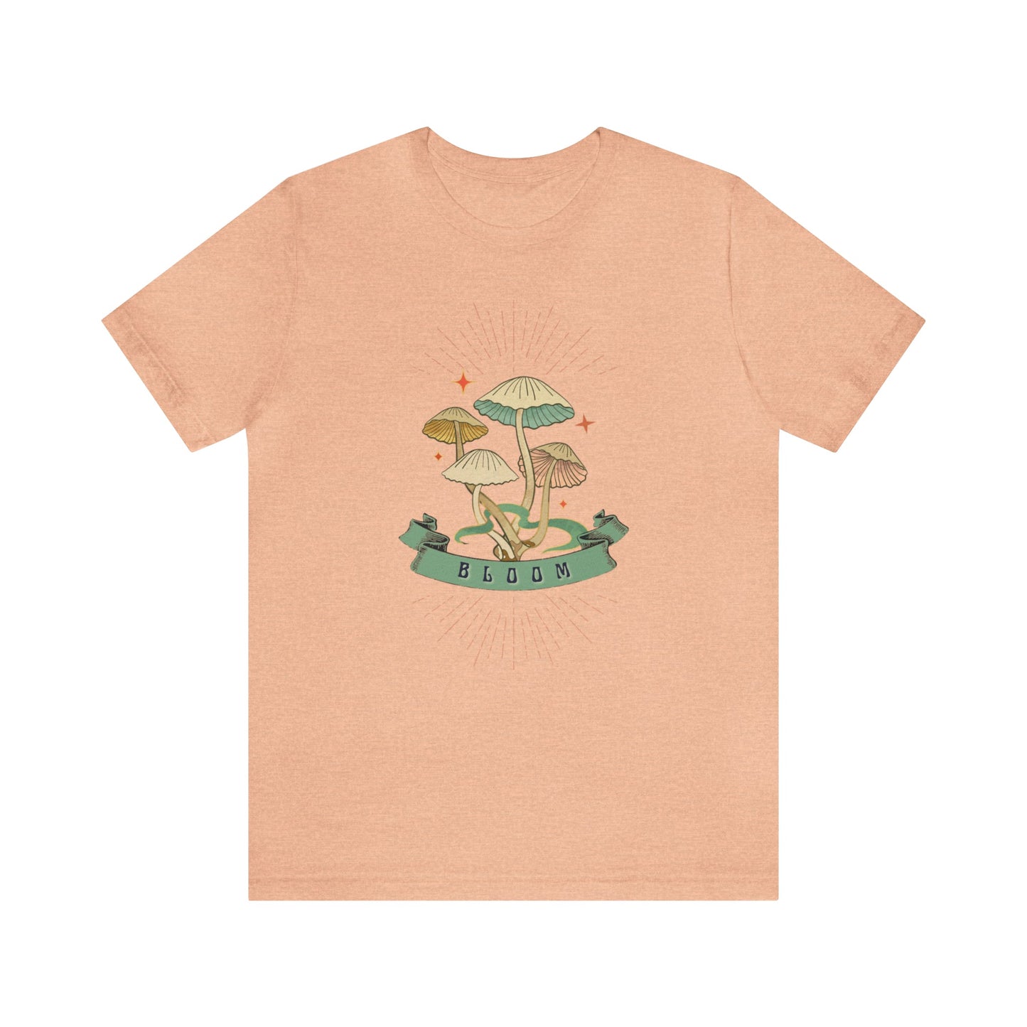 Mushroom Bloom Unisex Jersey Short Sleeve Tee - Say Bloom