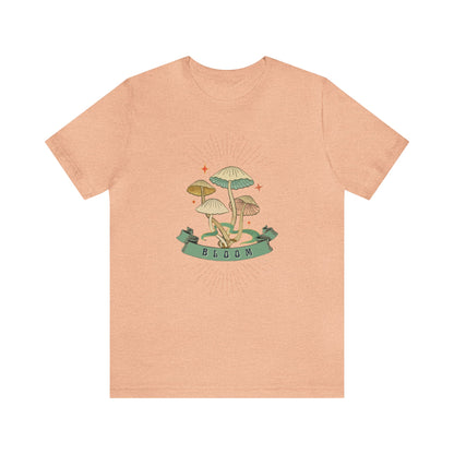 Mushroom Bloom Unisex Jersey Short Sleeve Tee - Say Bloom