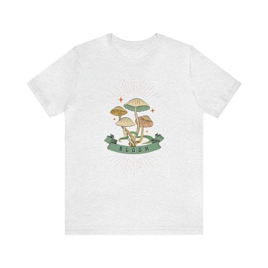 Mushroom Bloom Unisex Jersey Short Sleeve Tee - Say Bloom